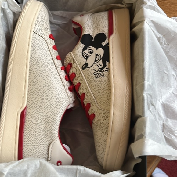 ❤️ COACH DISNEY MICKEY MOUSE X KEITH HARING SNEAKERS ❤️ - Picture 15 of 15